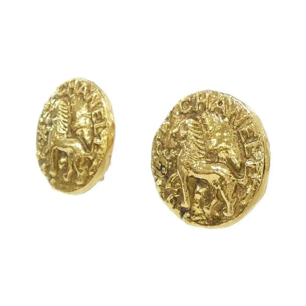 CHANEL Gold Earrings